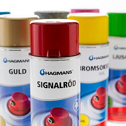 Sprayfärg Svart Blank 400ml