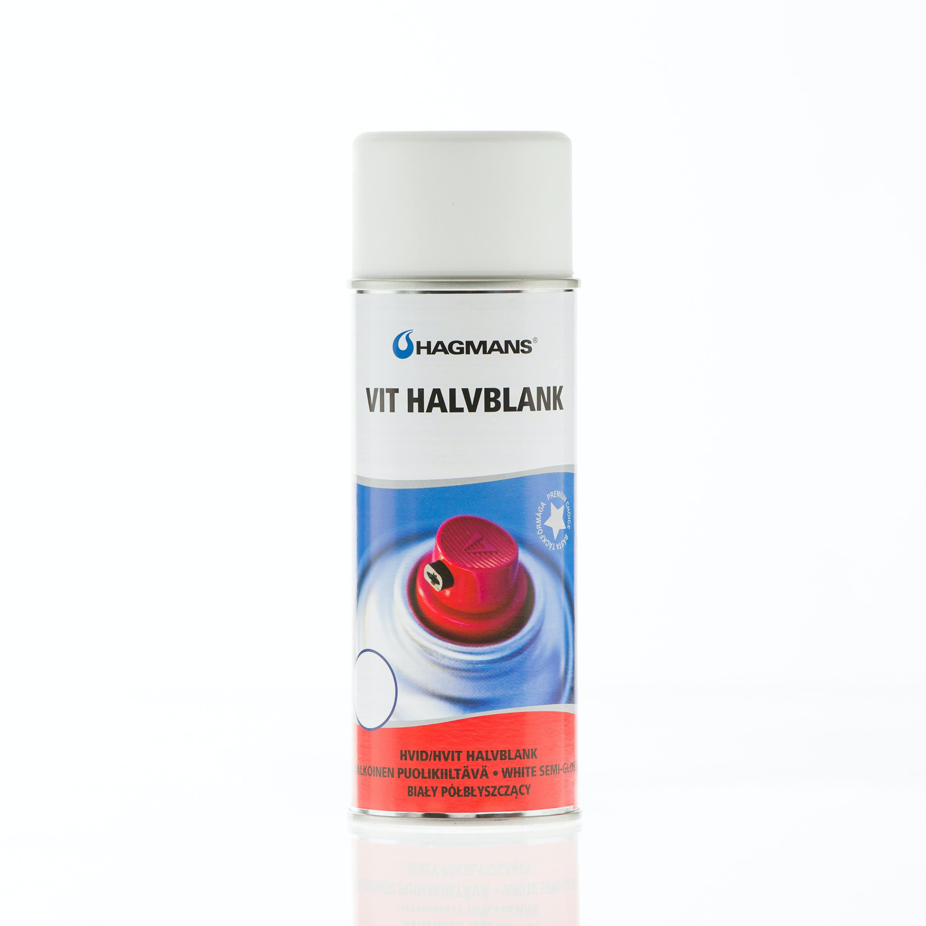 Sprayfärg Vit Halvblank 400ml