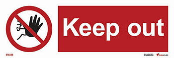 Prohibition sign (PSS) "Keep out" - IMPA 33.8559