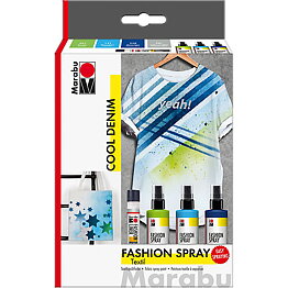 Marabu Fashion Spray set “Cool Denim”