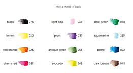 Marabu Aqua Pen MEGA MASH 12 st