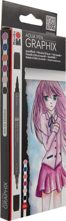 Marabu Aqua Pen MA KE MANGA 6 st - 4