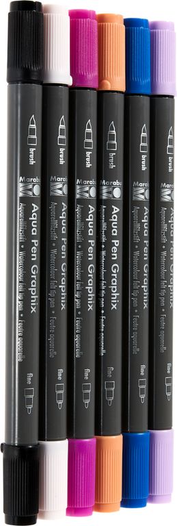 Marabu Aqua Pen MA KE MANGA 6 st - 2