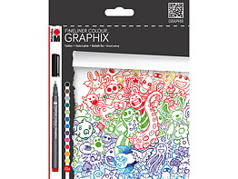 Marabu Fineliner Colour Doodle Supreme 12 st