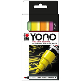 YONO Neon ,4 st 1.5-3 mm