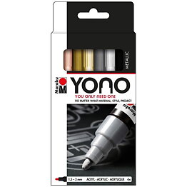 YONO Metal ,4 st 1.5-3 mm