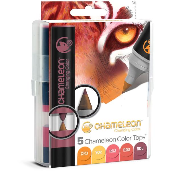 Chameleon 5 Color Tops Warm Tones Set