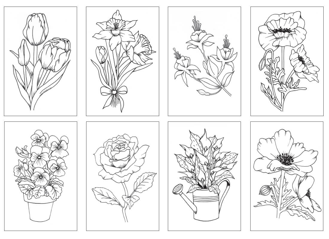 Chameleon Color Cards - Flowers - 7