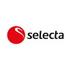 Selecta logo utskuren text 25 x 8 cm. Snack Market profilering.