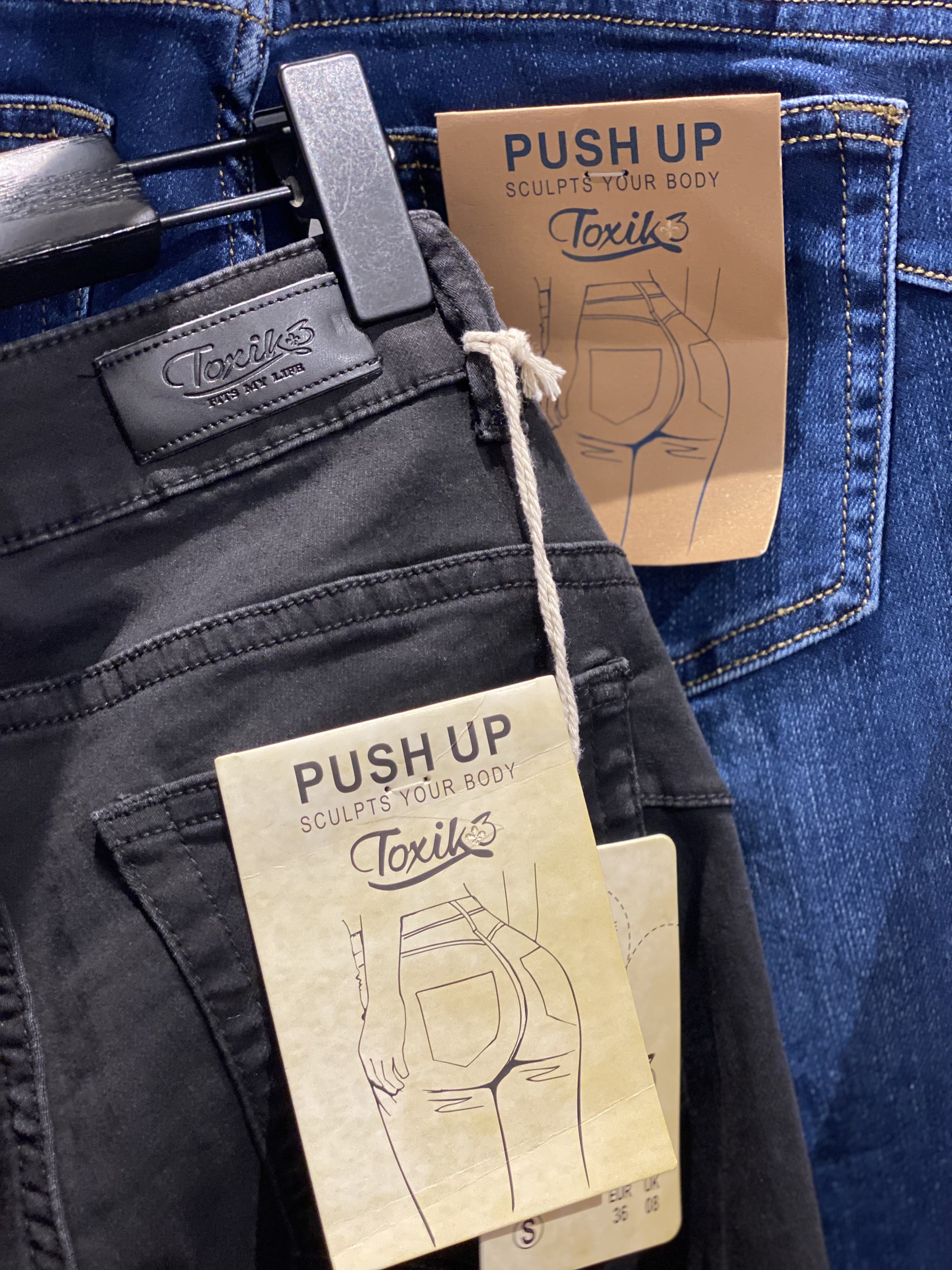 Toxik Push Up mörk Svart