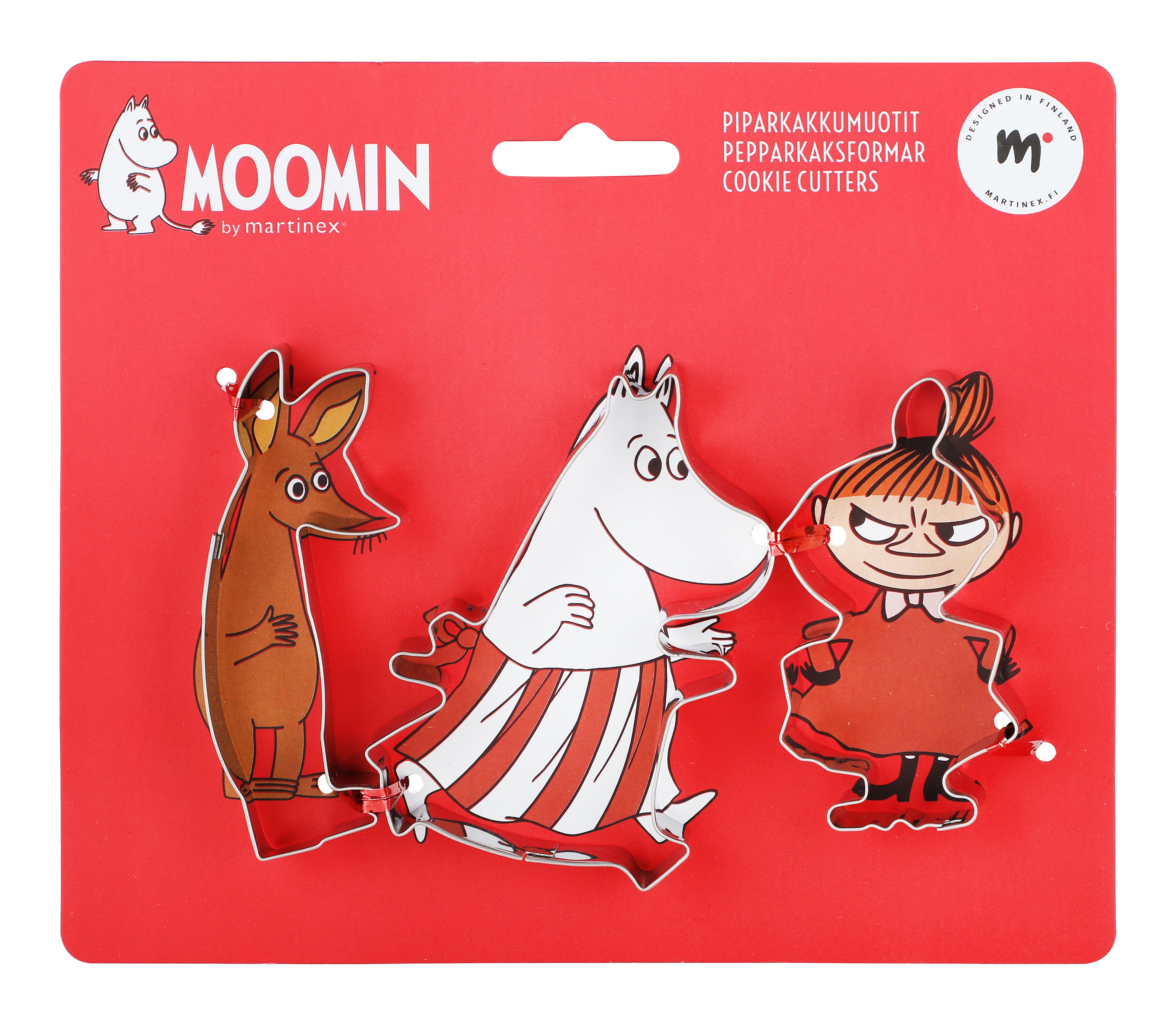 Mumin Pepparkaksformar 3-pack (Sniff, Muminmamma & Lilla My)
