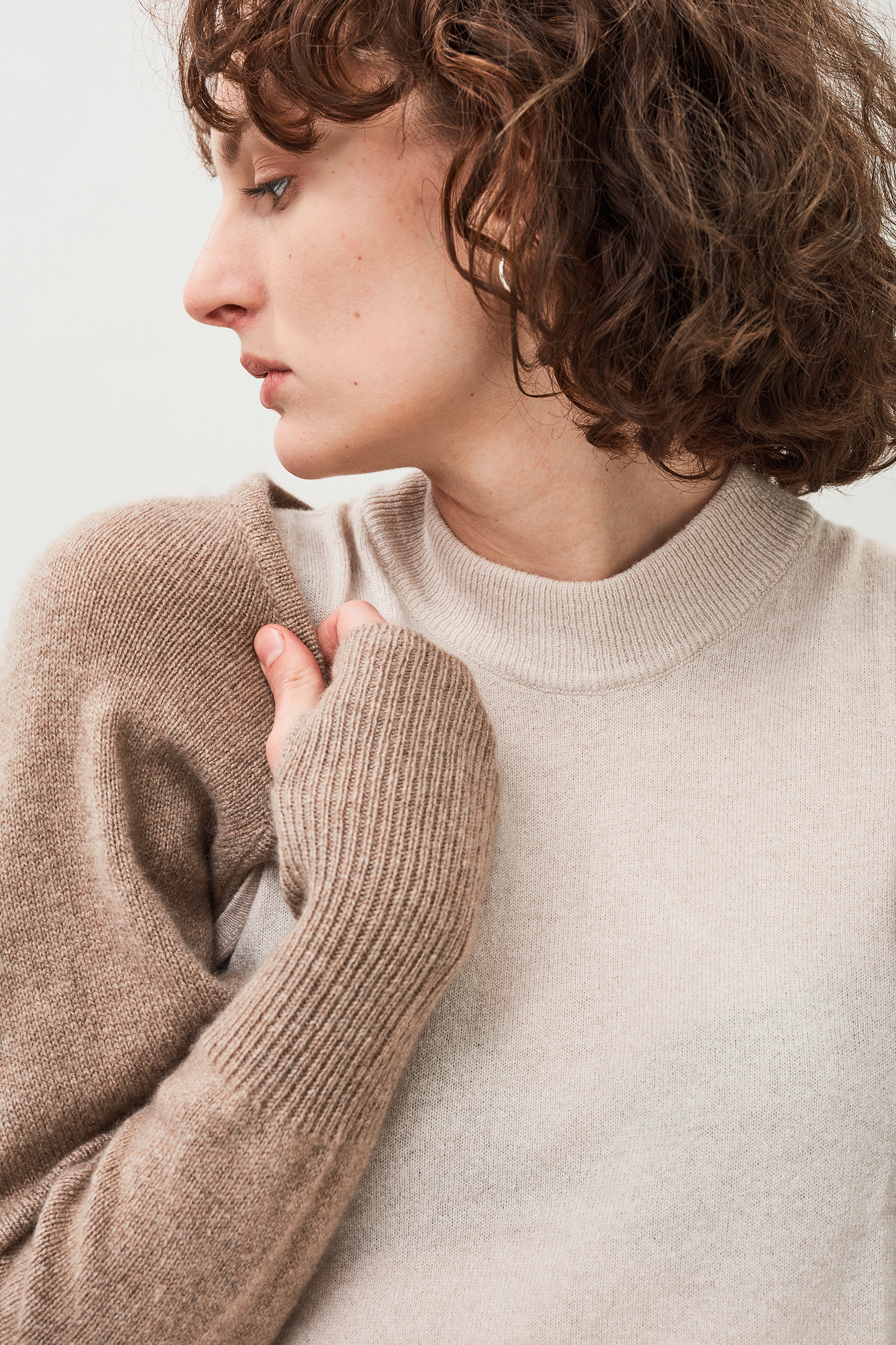 Blair cashmere bolero Taupe MASKA