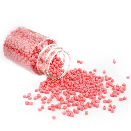 Seedbeads   Opak Pink, 30gram