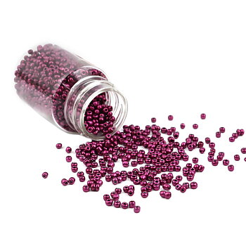 Seedbeads   Metallic Purple , 30gram