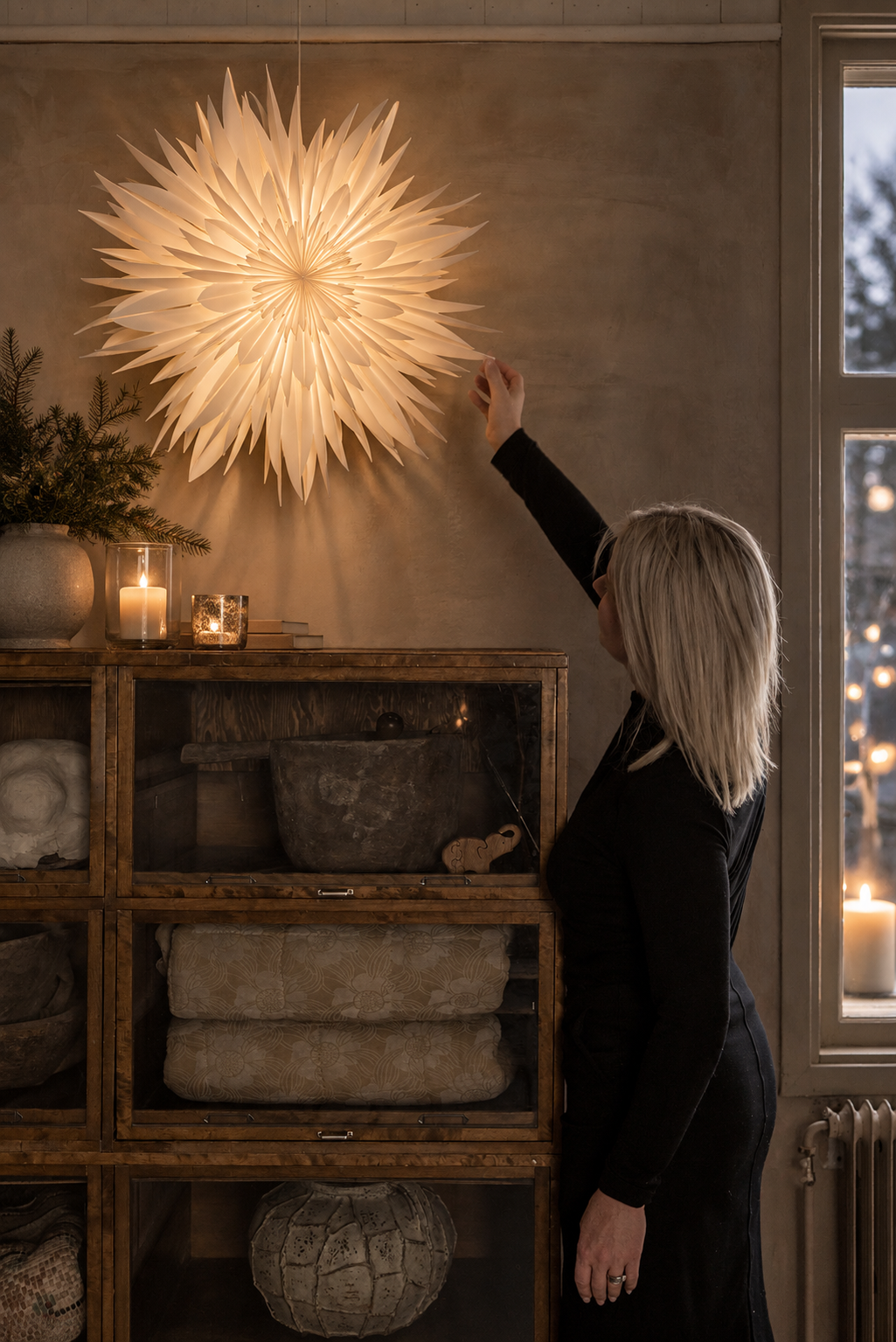Adventsstjärna - Stjärna Maja 60 cm  - Watt & Veke