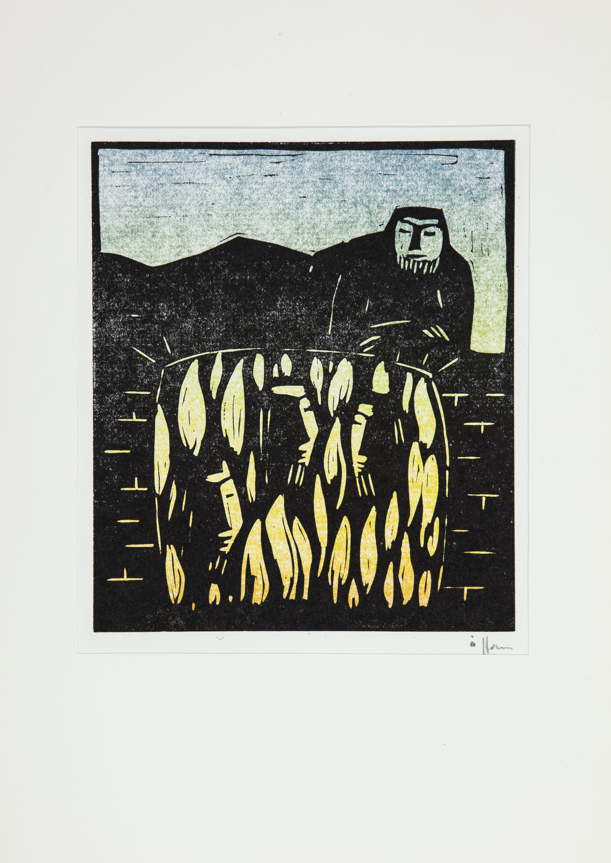 Three men in the burning furnace