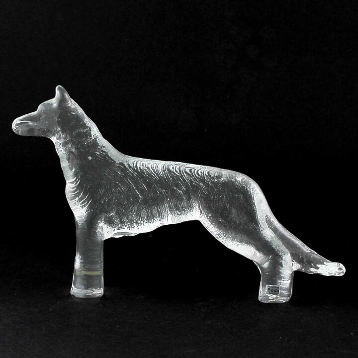 Bertil Vallien (Boda Kennel 1977) Gorgeous German Shepherd 22 cm