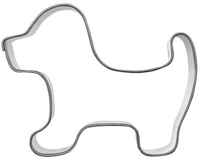 Pepparkaksform Hund Stående