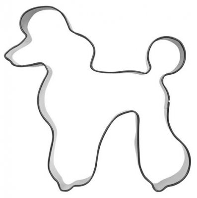 Pepparkaksform Hund Pudel