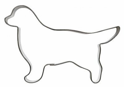 Pepparkaksform Hund Golden Retriever