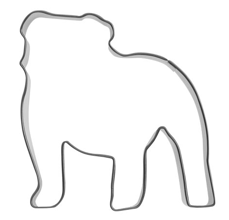 Pepparkaksform Hund Engelsk Bulldog 
