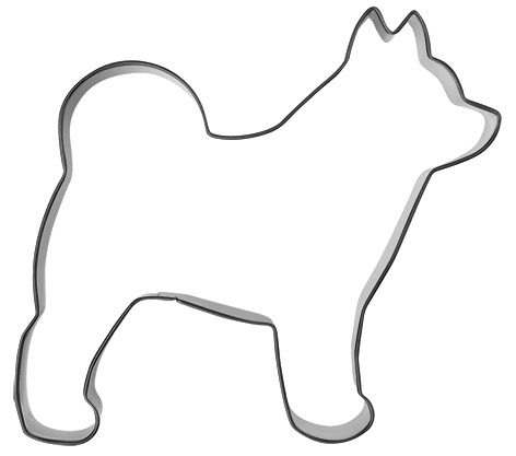 Pepparkaksform Hund Spetshund