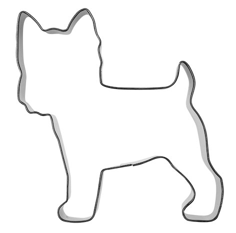 Pepparkaksform Hund Yorkshireterrier 