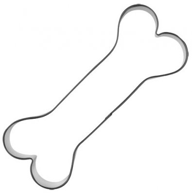 Pepparkaksform Hundben, stort
