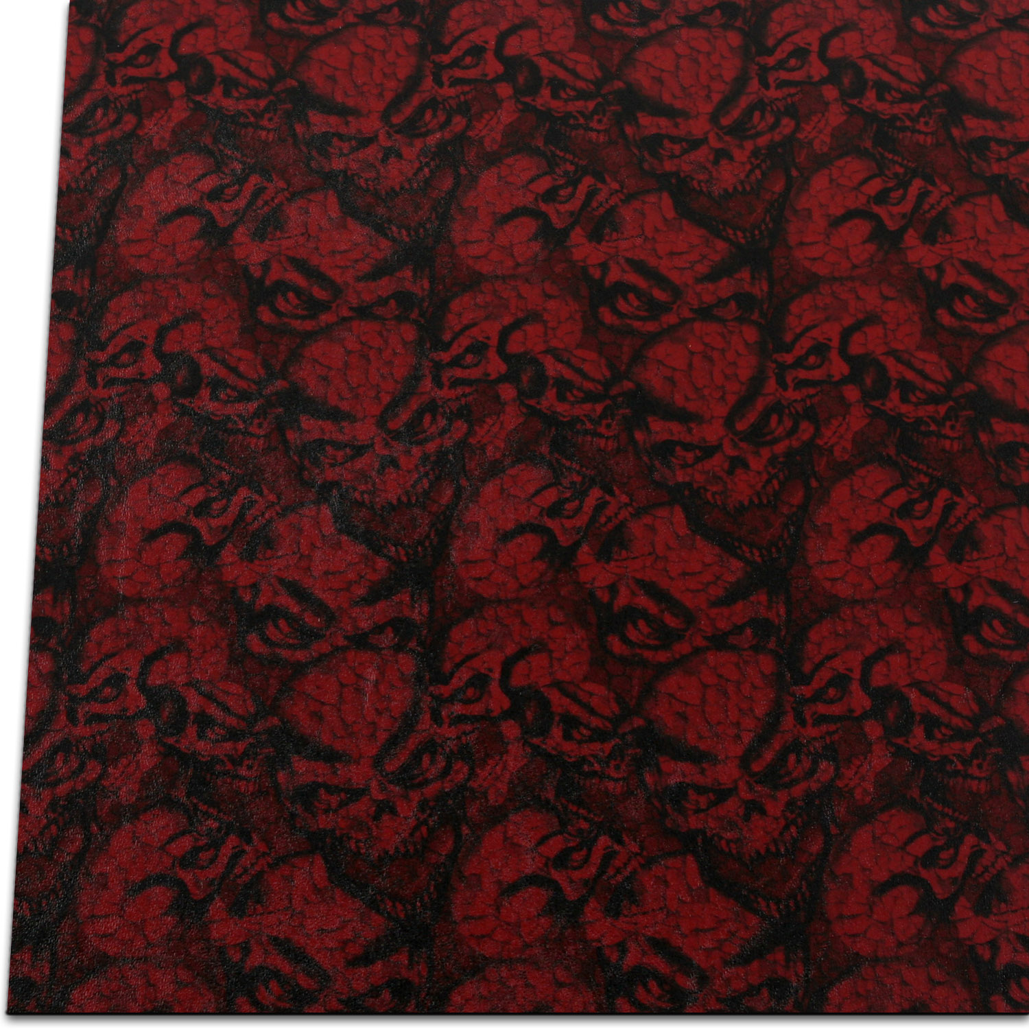 Kydex Cracked Skull - Blood Red 2,0 mm