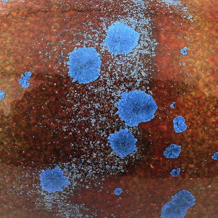 Isak Isaksson (2020) Unique Vase with Red and Blue Crystalline Glaze 32 cm