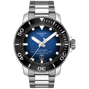 Tissot T120.607.11.041.01 Tissot Seastar 2000 Professional Powermatic 80 46 blå