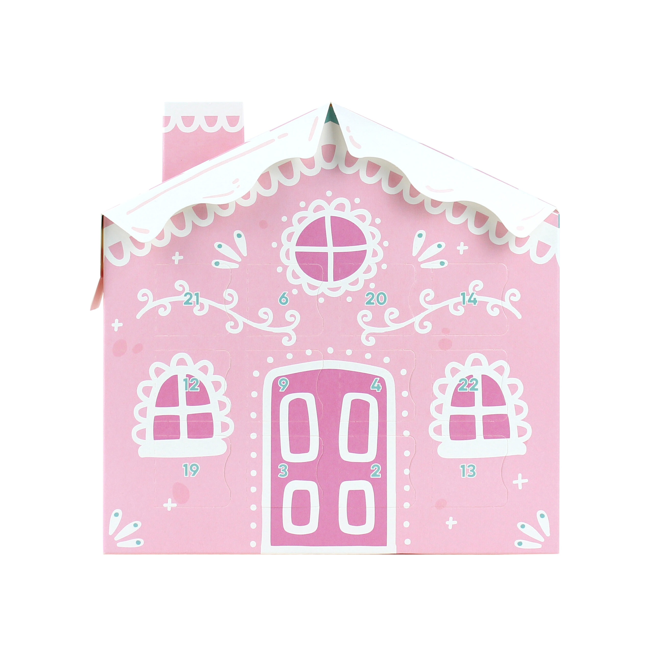 Adventskalender premium, 3D Rosa