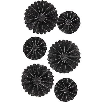 Rosetter Svart 6-pack