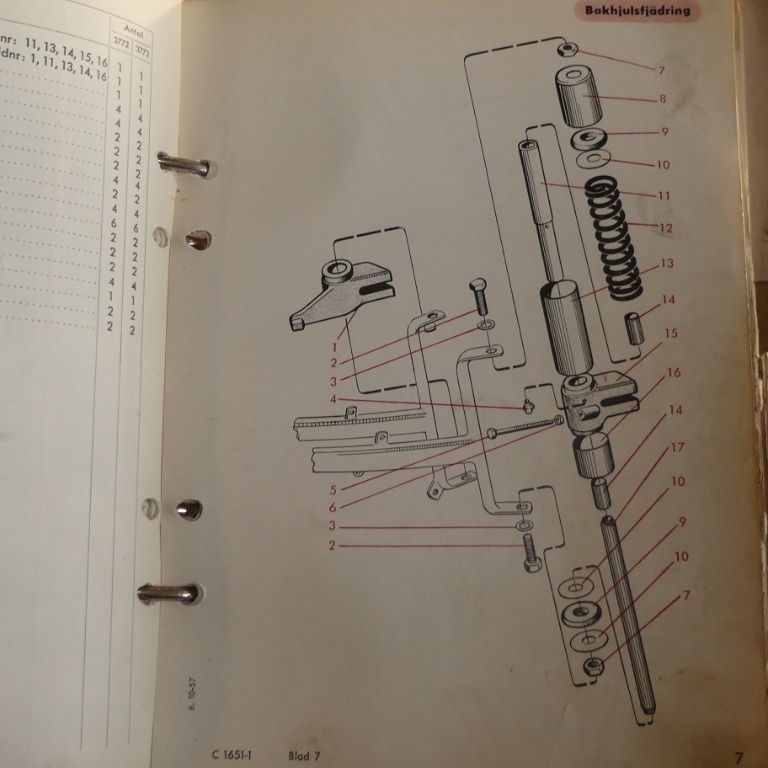 Lagerhylsa stötdämpare CM-11245 Husqvarna 3773 3832 4132 4232 42321 NOS - 2