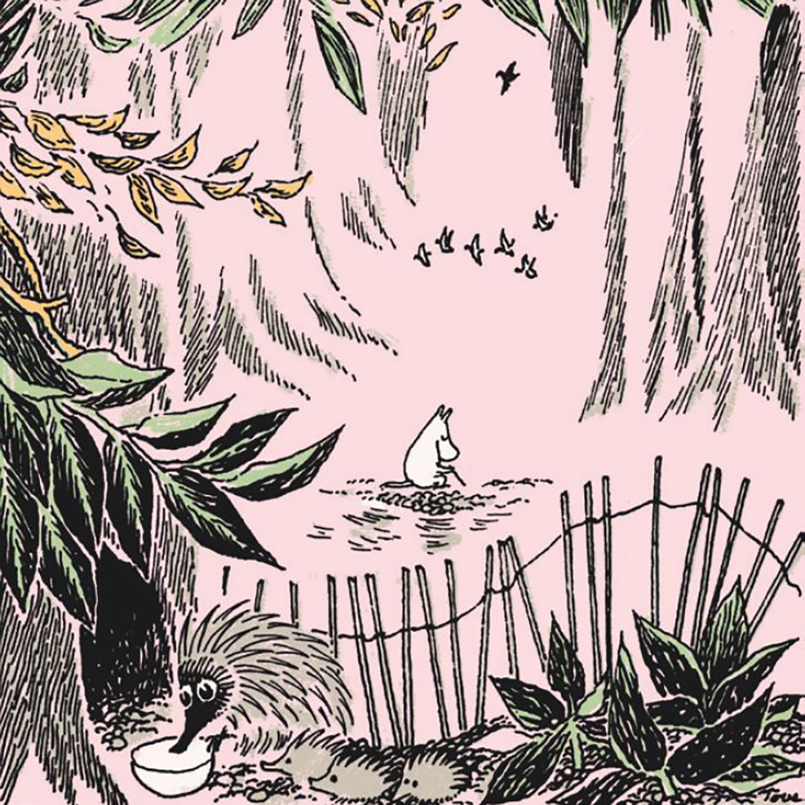 Moomin Napkins - Missing you - Pink - 2
