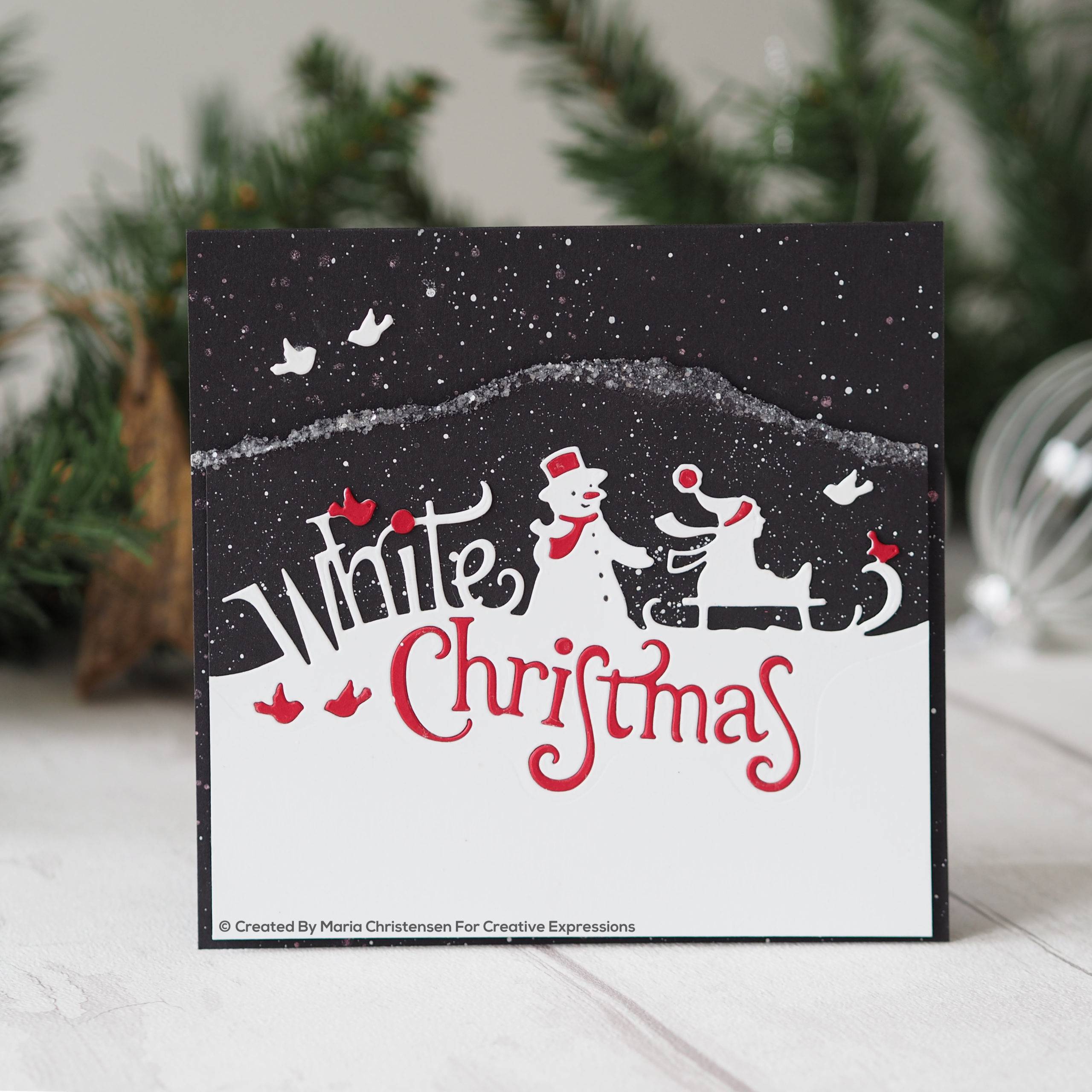 CREATIVE EXPRESSIONS-Craft  cuts dies white christmas - 2