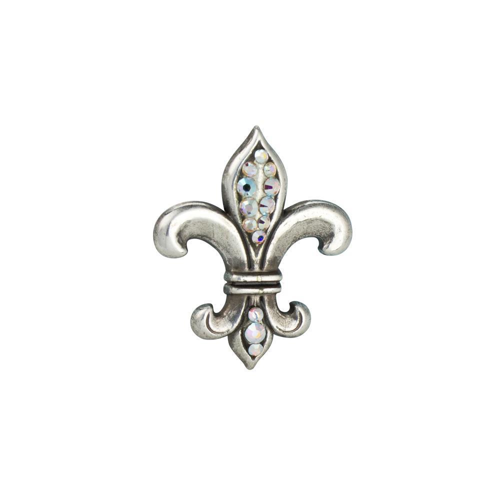 Concho Fleur de Lis - Swarowski Crystal
