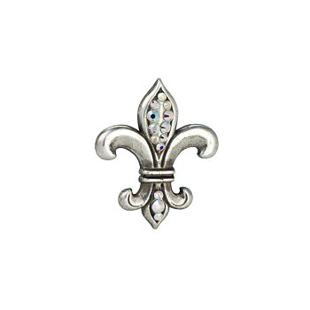 Concho Fleur de Lis - Swarowski Crystal