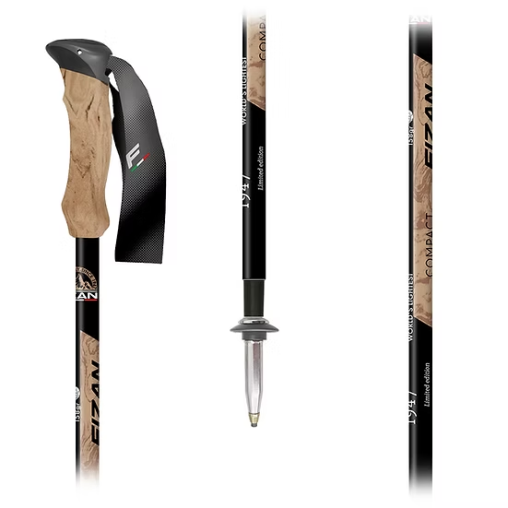 Fizan compact UL trekking poles Limited edition cork - 5