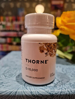 D3-Vitamin 10.000 IE , 60 kapslar, Thorne