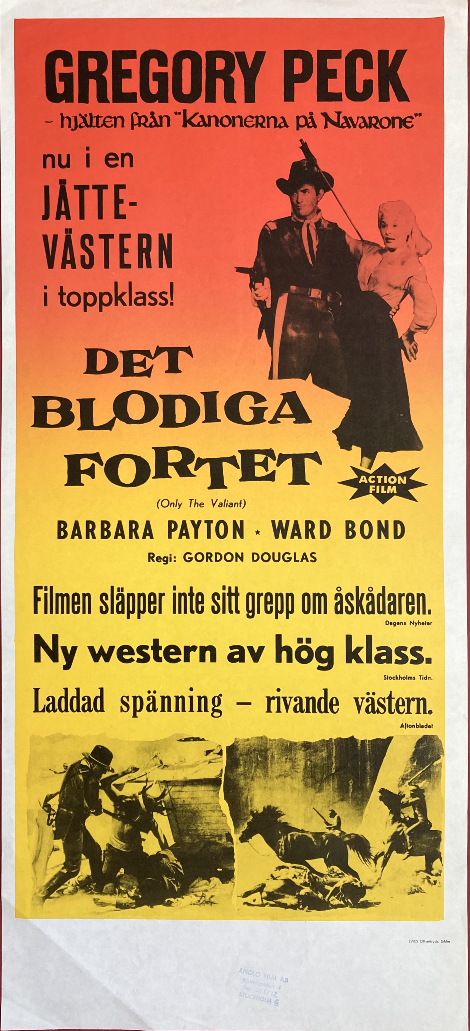 DET BLODIGA FORTET (1951)