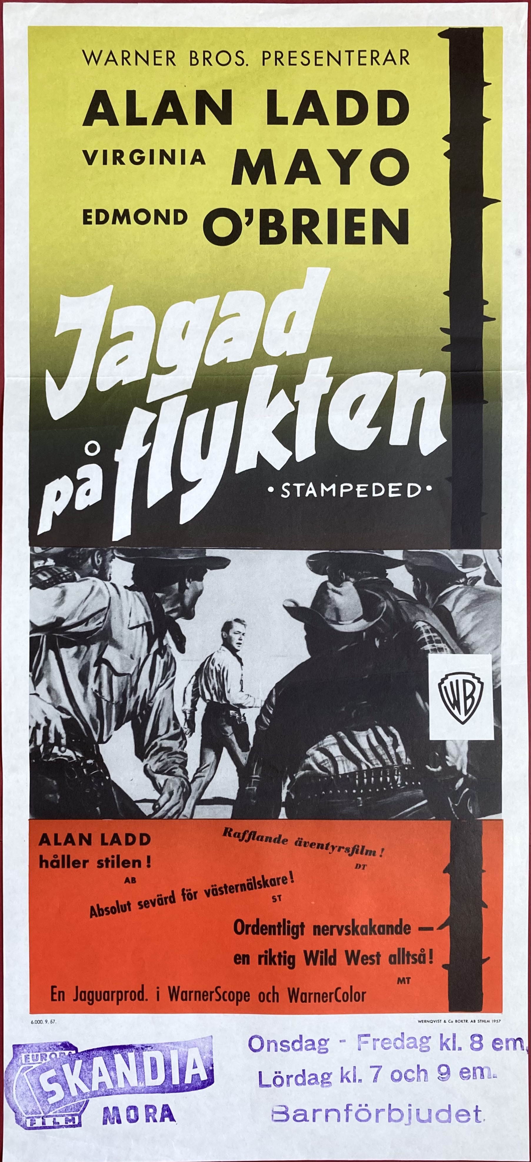 JAGAD PÅ FLYKTEN (1957)