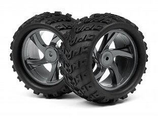 Maverick 1/18 MONSTER TRUCK WHEEL & TYRE ASSEMBLY (ION MT)