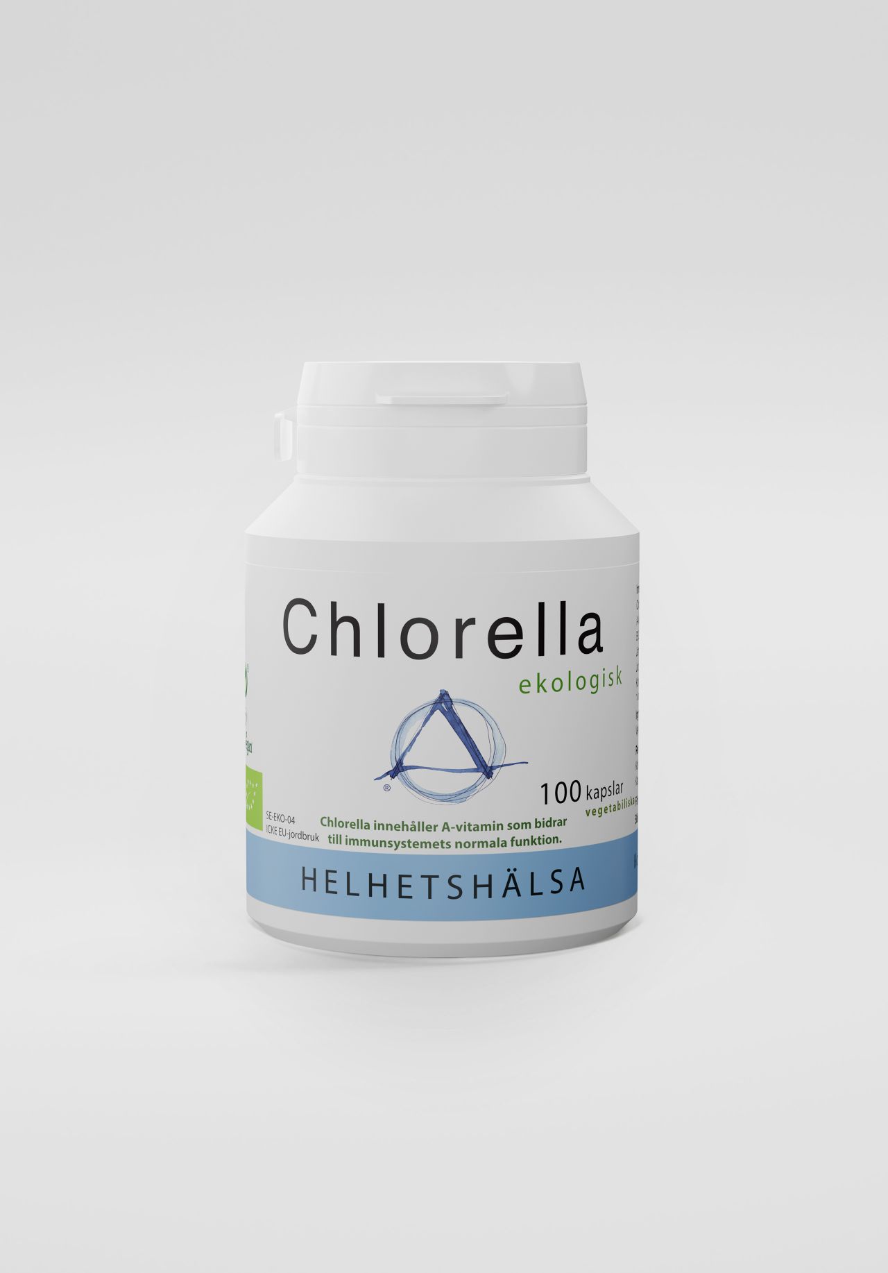Chlorella, eko 100 kapslar