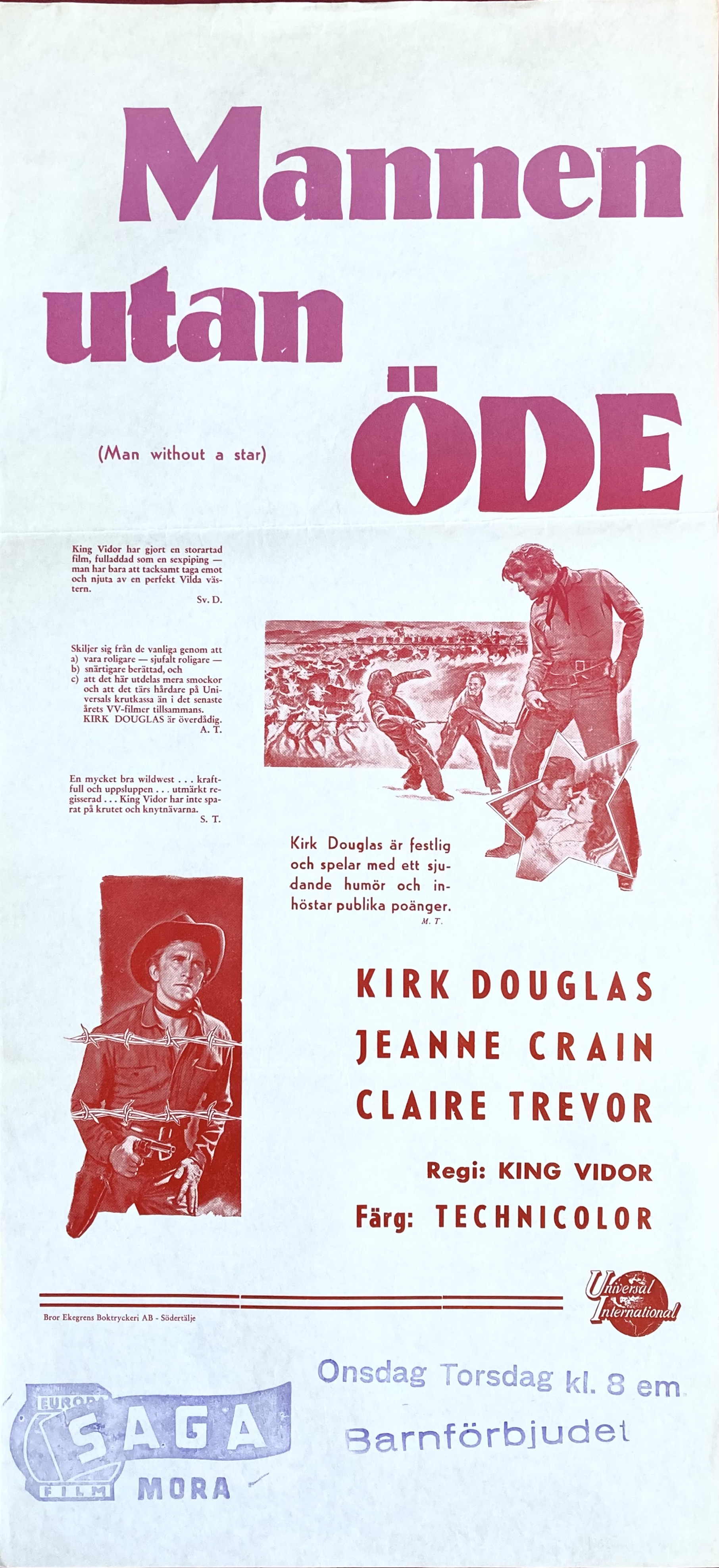 MANNEN UTAN ÖDE (1955)