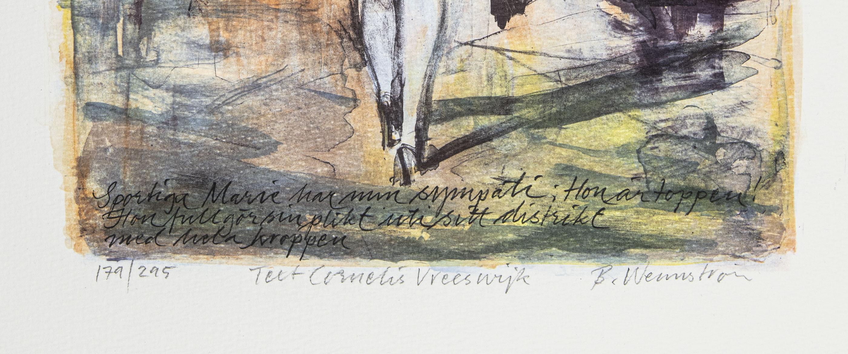 Sportiga Marie - Cornelis-litografier - 2