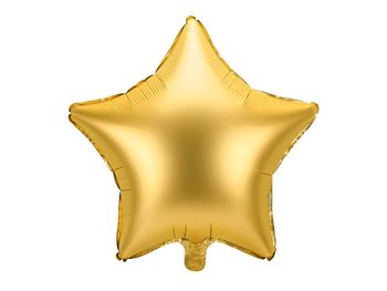 Folieballong Stjärna Guld matt