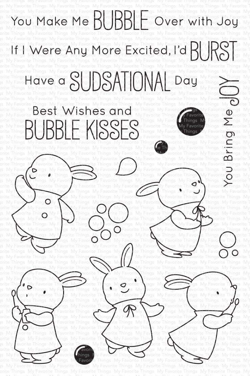 MY FAVORITE THINGS-BB Bubble Over with Joy  STAMP & DIE SET