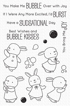 MY FAVORITE THINGS-BB Bubble Over with Joy  STAMP & DIE SET