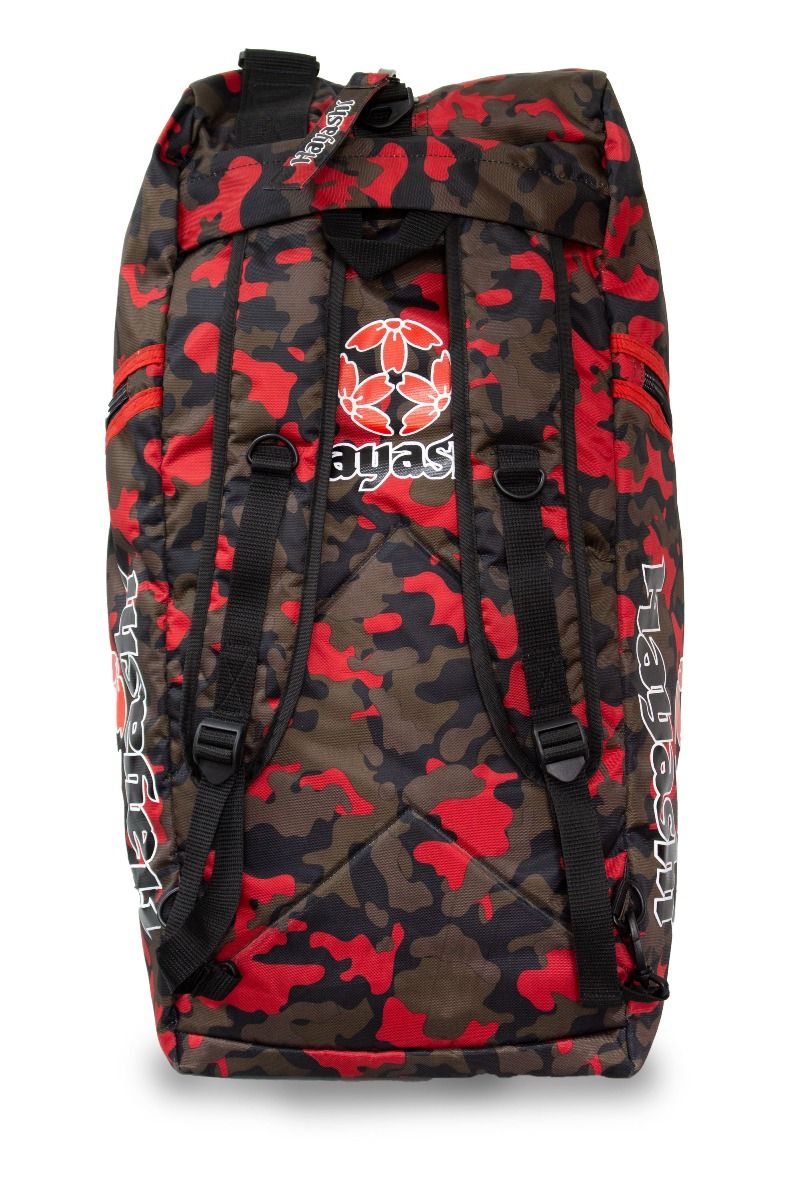 Hayashi  Väska/Ryggsäck, Camouflage Svart/Röd/Brun Large - 2